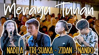 Tri Suaka - Merayu Tuhan (Live Ngamen) ft. Nabila, Zinidin Zidan, Nando Satoko