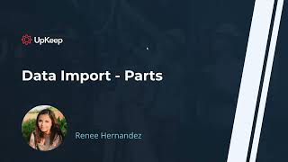 Data Import - Parts | 2023