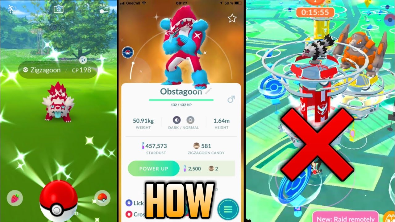 How to get shiny galarian zigzagoon in pokemon go | Best trick to get ...