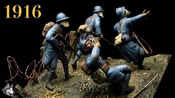 From Plastic to Poise: Building a Dynamic WWI French Infantry Vignette-ICM 1/35 Review & Conversion