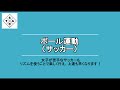 【リズム体育】ボール運動（サッカー）