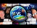 A flat earth debate  ftfe  mctoon vs the chuckle brothers