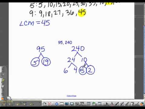 Least Common Multiple - YouTube