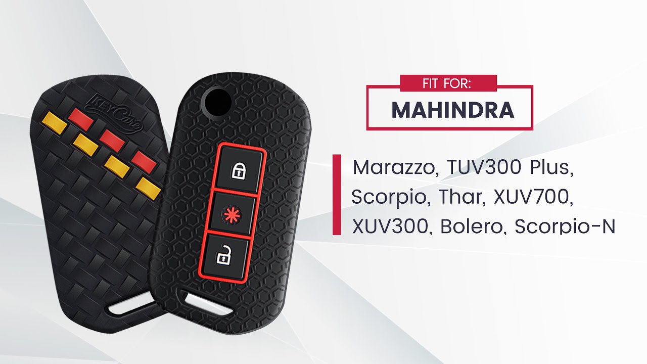 Keycare DE series key cover fit for #mahindra #scorpion #xuv700 #thar #bolero #xuv400