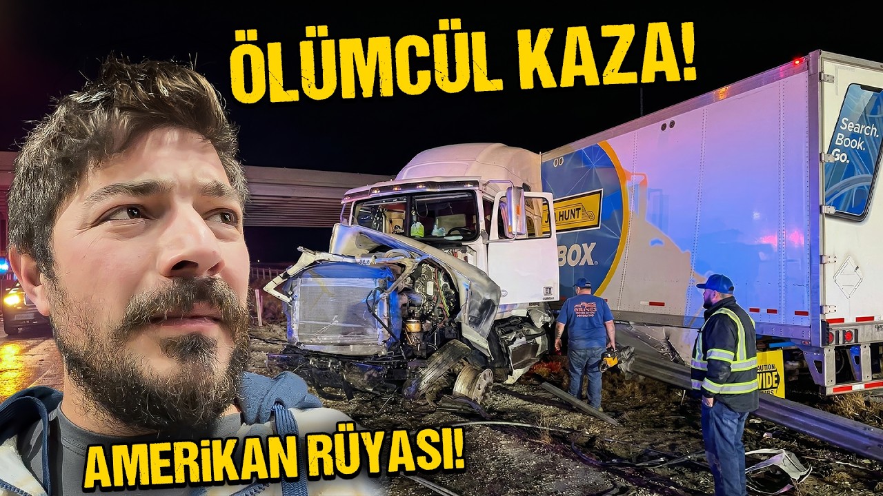 PERT OLAN HAYATLAR !!! TIR HURDA OLDU || DEV KAZA - Bir Anlık Dikkatsizlik - Amerika’da Zorlu Yaşam