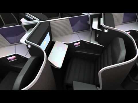 Virgin Australia Business Class, cabin design by tangerine