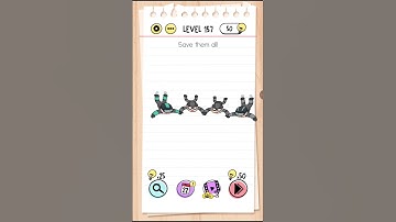 Brain Test Level 157 Walkthrough