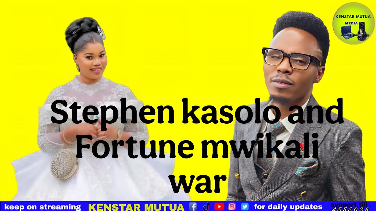 Stephen kasolo trending war on facebook with Fortune mwikali.  This is the course,  watch out 