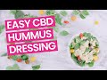 Easy Hummus Dressing with CBD