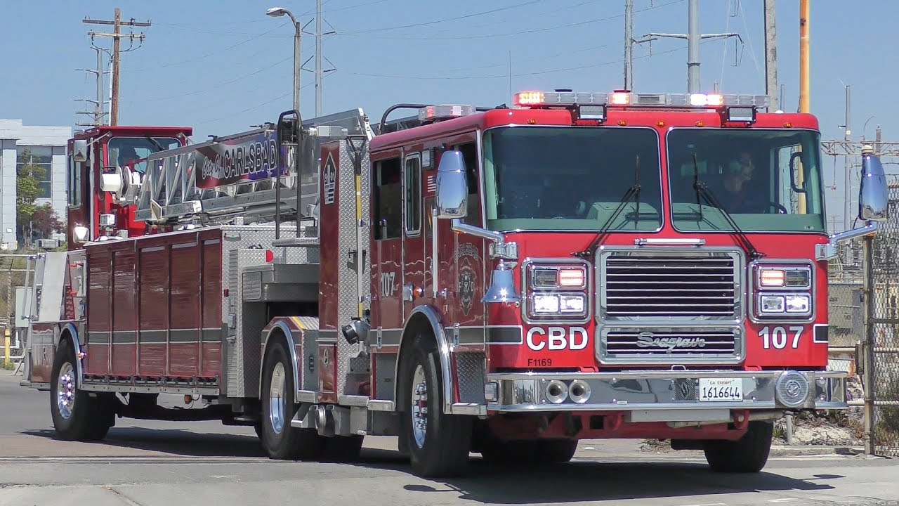 Carlsbad Fire Dept. Truck 107, Engine 101 & RA 101