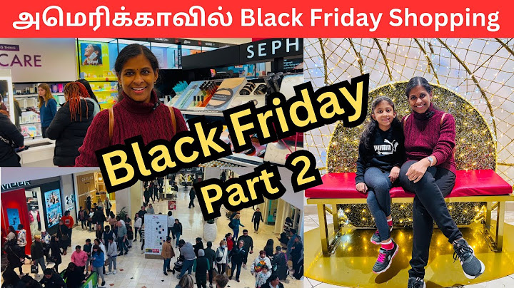 Black Friday அன்று Mall-ல் parking கிடைக்கவில்லை | USA Tamil Vlog | See It To Cook It | Tamil Vlog