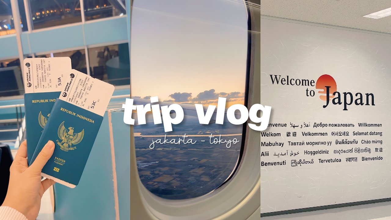 (trip vlog) Jakarta to Tokyo🇯🇵 with JAL experience #Japantripvlog