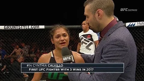 Fight Night Glasgow: Cynthia Calvillo Octagon Inte...