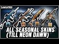 All Seasonal Weapon Skins (Till Operation Neon Dawn) - Rainbow Six Siege