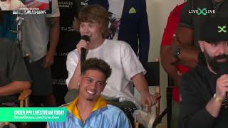 Tanner Fox vs. Ryland Storms at the Social Gloves Press Conference