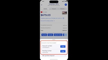 How to find Account and Routing number on US bank app