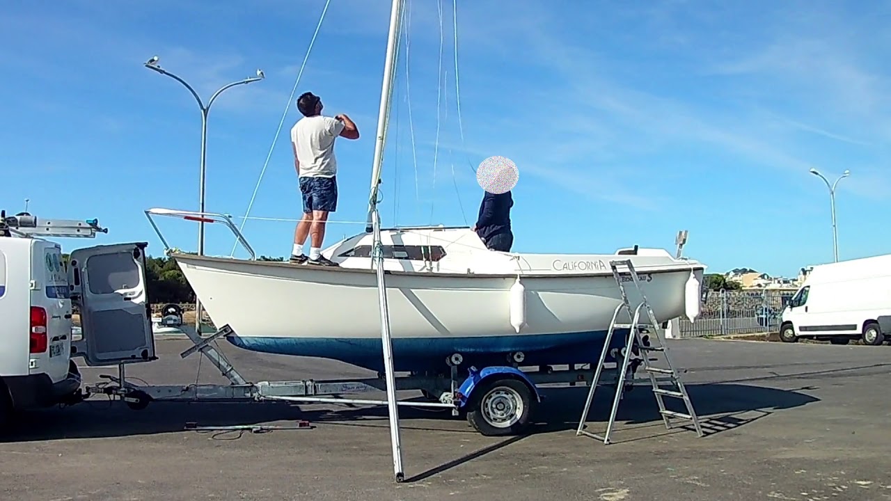 Montage du mat de mon California