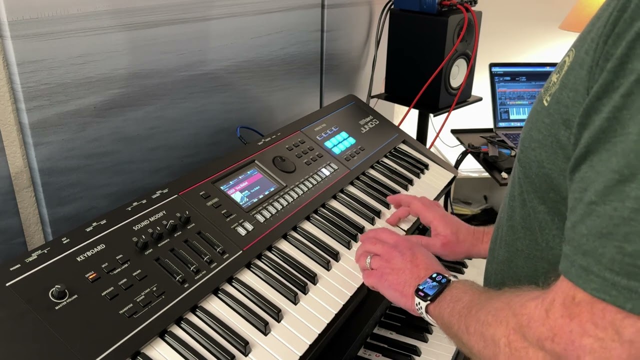 Roland Juno D6 Separate Ways Intro Cover First Trial.