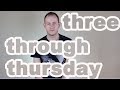 КАК ПРОИЗНОСИТЬ three, Thursday, through, third в английском