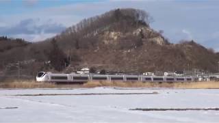 東北本線 久田野-白河 久田野ストレート Ｅ６５７系Ｋ９編成 ＫＹ出場通過 2018.02.07