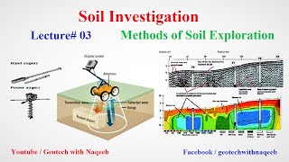 Soil Investigation Lecture# 03 | Methods of Soil Exploration | Geotech with Naqeeb