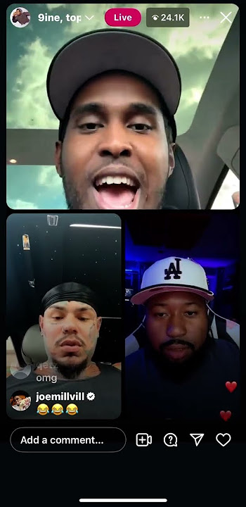 Top5 and 6ix9ine ig live