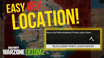 Police Academy Private Locker Room key LOCATION GUIDE | Call of Duty Warzone 2.0 DMZ