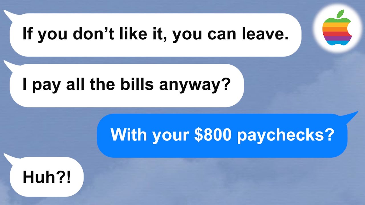 【Apple】My husband tried to pull a power play and kick me out but he misread his position LOL