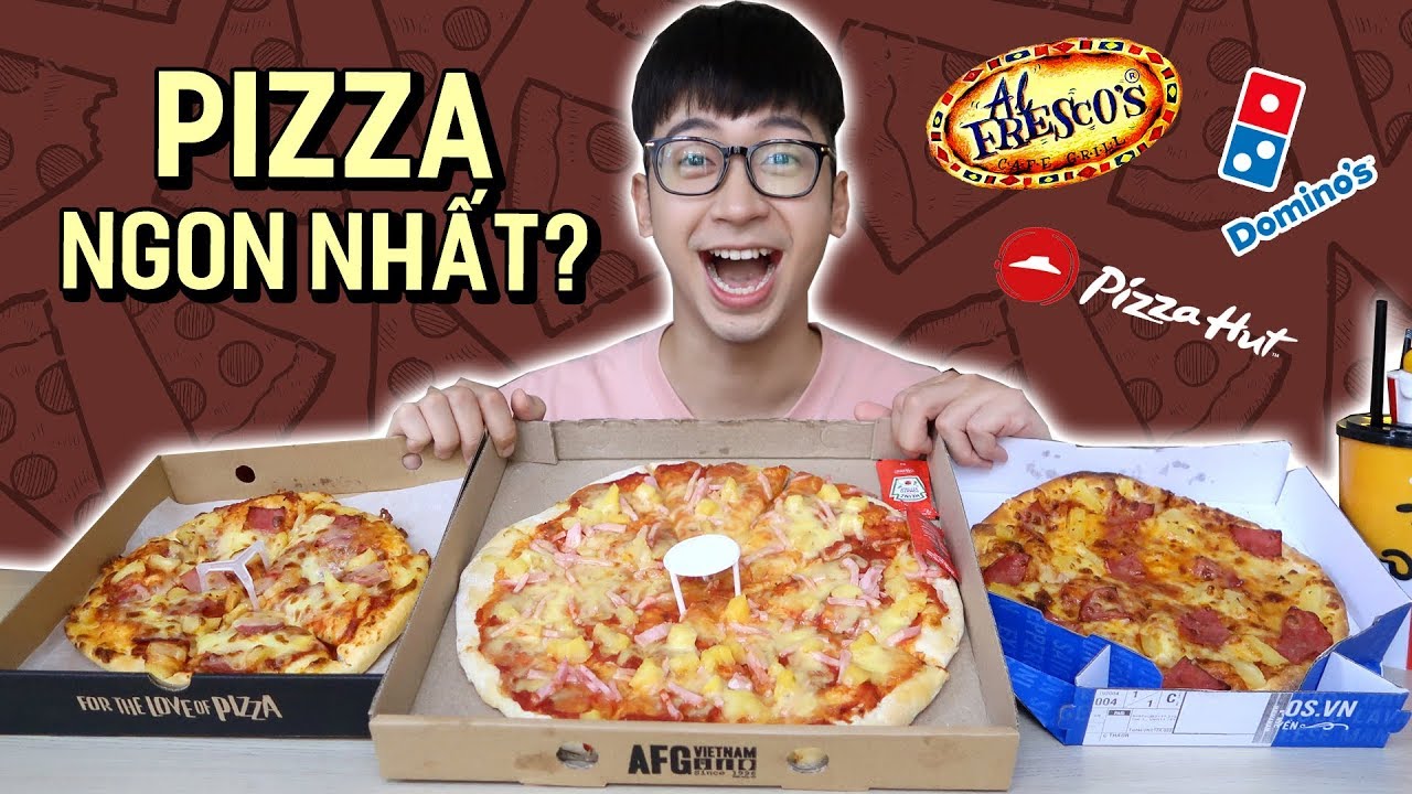 ยรผผฟ  2022 New  Gọi thử 3 thương hiệu PIZZA NỔI TIẾNG về nhà để SO SÁNH // SERIES Ở NHÀ ĂN CẢ THẾ GIỚI #27