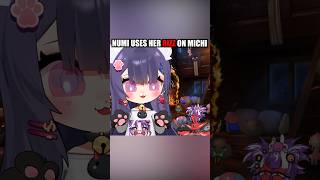 Numi Tries to Rizz Michi! #michimochievee #akumanihmune #numivtuber #numi #nihmune #vtuber #shorts
