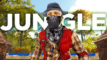 I Survived 24 HOURS of Rust in a Solo Jungle Tea Farm