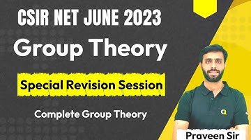 Group Theory | Revision Session | CSIR NET | Quanta Chemistry Classes