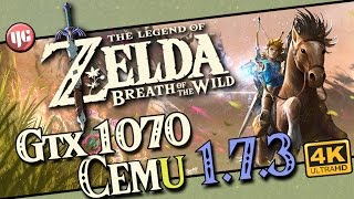 Cemu WiiU Emulator - The Legend of Zelda Breath of the Wild 4K 2160p ingame  (Cemu 1.7.3c Patreon) 