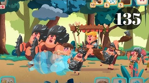 Dino Bash level 135 Android walk-through Gameplay...!