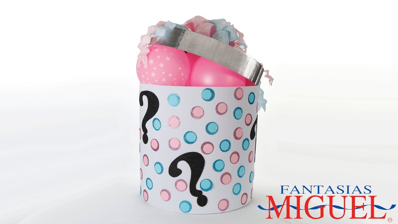 Caja Para Revelacion De Sexo Baby Shower Youtube Caja Para Revelacion De Sexo Baby Shower Youtube