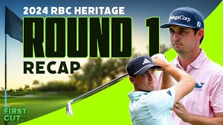 Ludvig Aberg, Collin Morikawa Chase JT Poston - 2024 RBC Heritage Round 1 | The First Cut Podcast