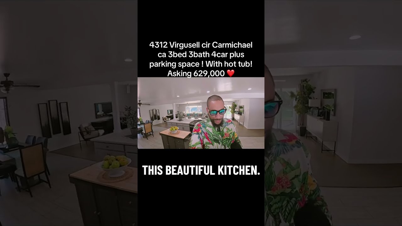 Carmichael ca 3bed 3bath asking 629,000 ❤️