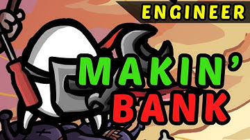 MAX GREED Ft. Chain Gun - Engineer - Brotato Danger 5 New Dawn