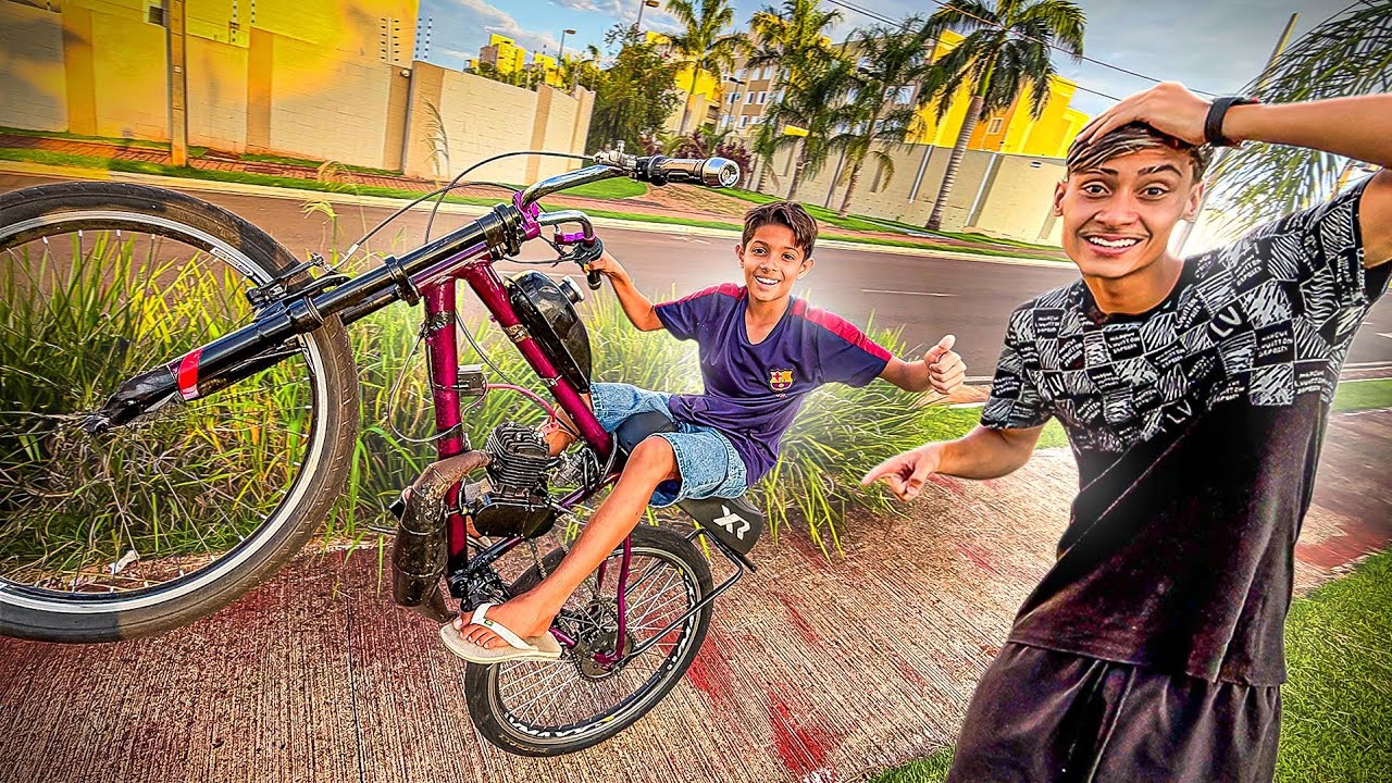 Primeira Vez Do Yago Andando De Motorizada e…