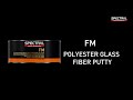 [EN] SPECTRAL FM - polyester glass fiber putty