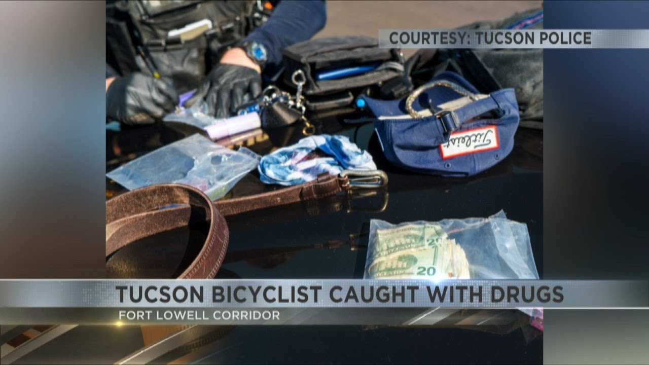 Bicyclist arrested after traffic stop in Tucson leads to drug seizures ...