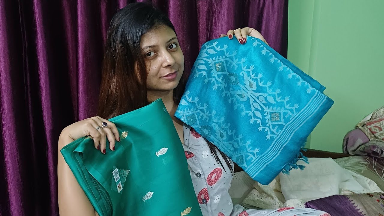 Most costly saree in my life/pujor jnno ki ki saree kinlm/saree haul |bengali vlog||daily vlog|