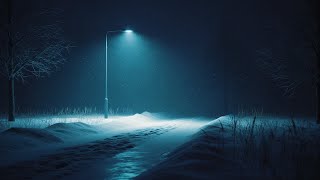 FROZEN SILENCE UNDER SOFT STARLIGHT
