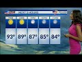 A look at the 7-day forecast with Taylor Gomez
