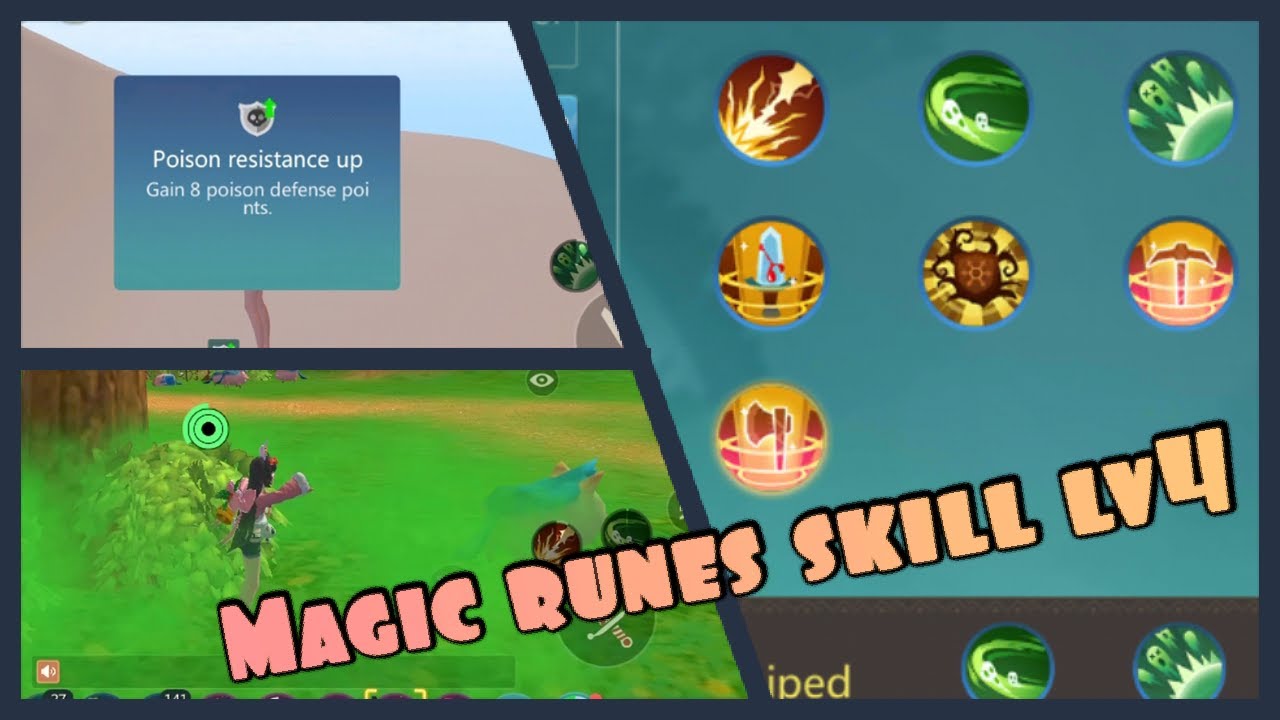 Review all magic runes skill lv4 | utopia origin | - YouTube