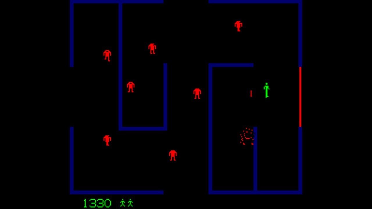 Berzerk [Arcade Longplay] (1980) Stern Electronics {редакция RC28}