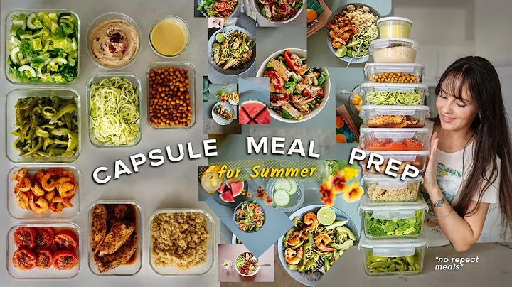 My summer “capsule meal prep” method for easy meals all week (no repeats!) thumbnail