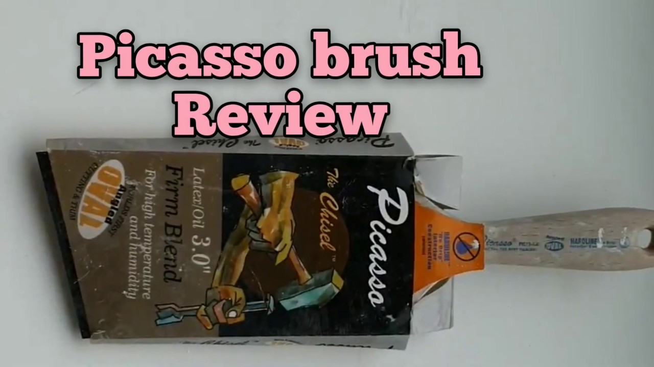 PAINT REVIEW ON THE 3" PICASSO OVAL ANGLED BRUSH