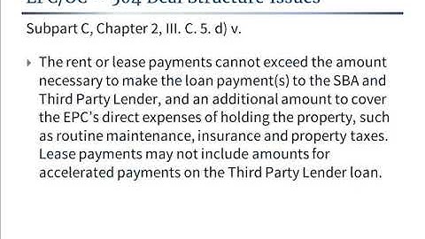 SBA SOP 50 10 5(J) November 8, 2017 Webinar