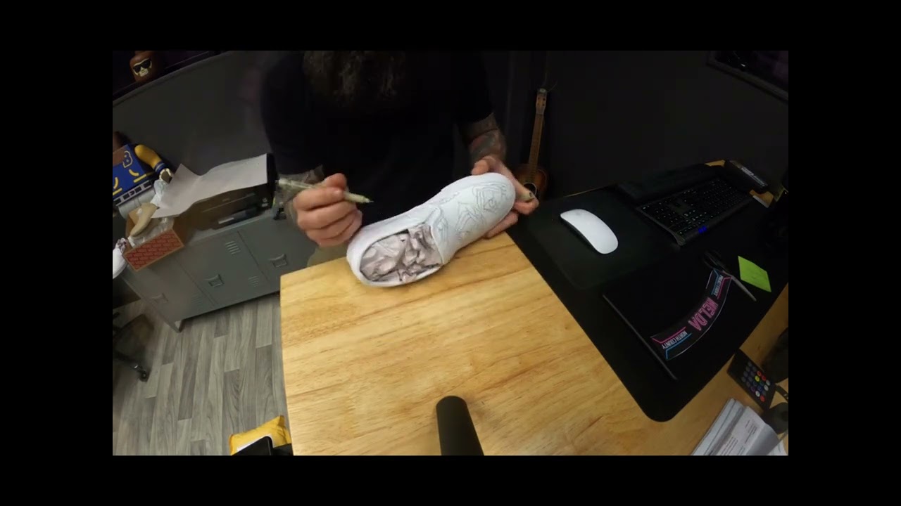 Custom Hand-Drawn Vans Shoes